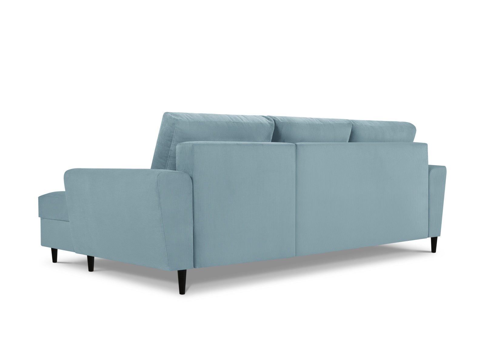 Entdecken Sie das Kyoto Ecksofa rechts von Cosmopolitan Design – ein stilvolles 4-Sitzer Sofa mit praktischer Schlaffunktion und Stauraum für Ihr Wohnzimmer.