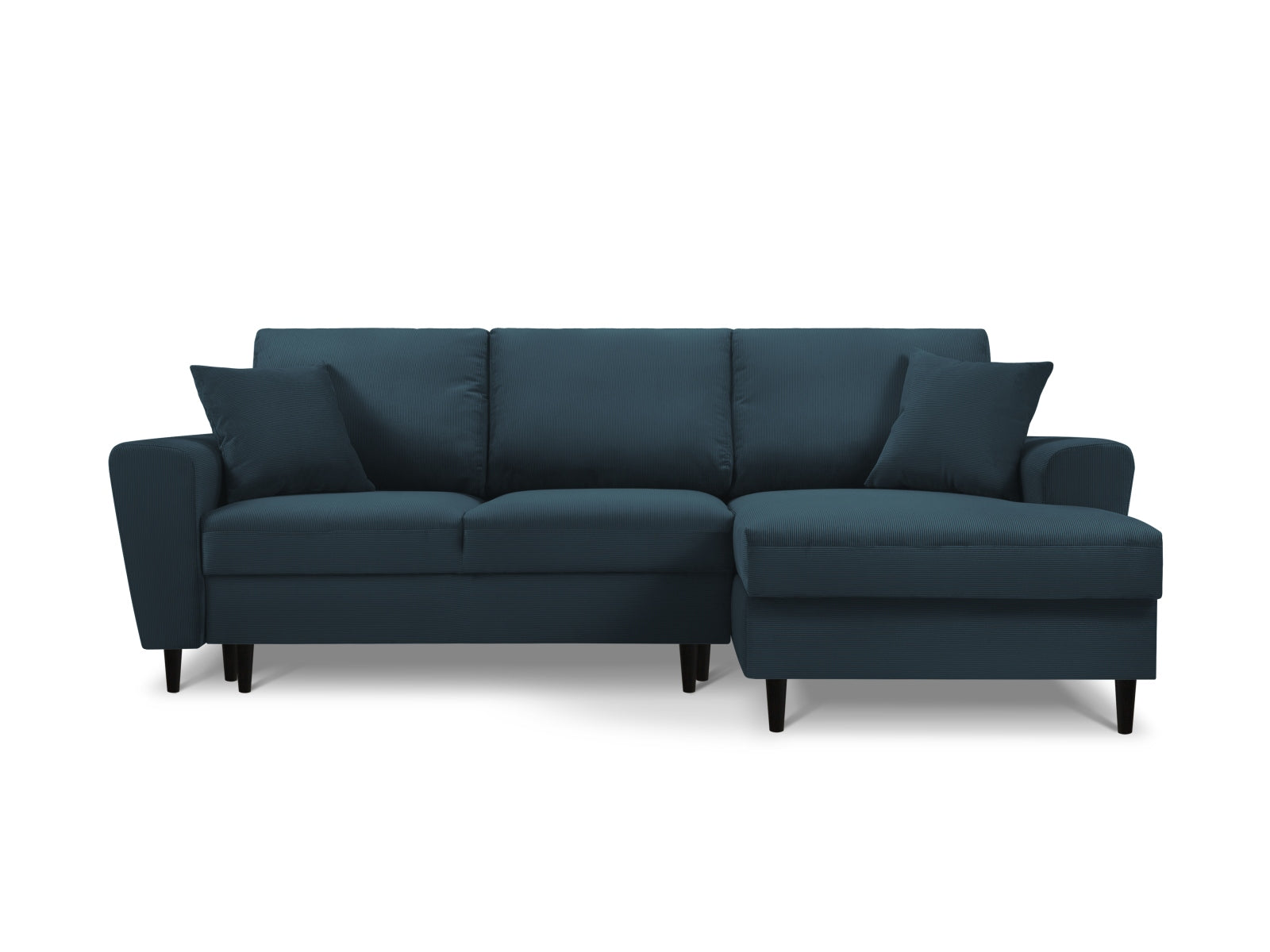 Entdecken Sie das stilvolle Kyoto Ecksofa rechts mit Schlaffunktion und Stauraum. Ideal für Ihr Wohnzimmer, bietet es Komfort und praktische Lösungen.