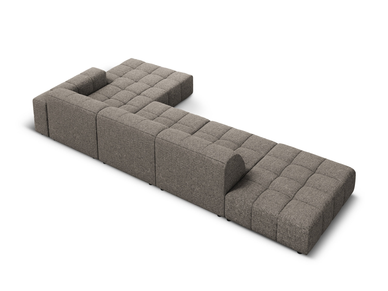 Elegantes Chicago Ecksofa in Grau, 5-Sitzer, 166 cm, ideal für gemütliche Wohnräume. Hochwertige Verarbeitung von Cosmopolitan Design.