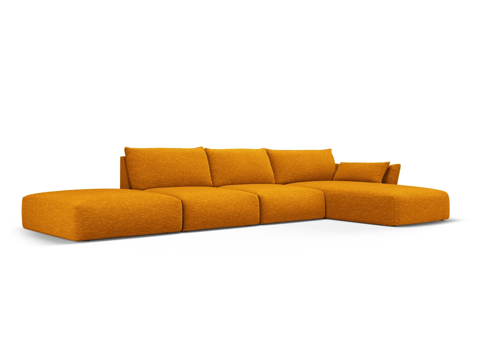 5-Sitzer Ecksofa rechts Matera in Yellow-Haga präsentiert im Onlineshop von KAQTU Design AG. Ecksofa rechts ist von Cosmopolitan Design