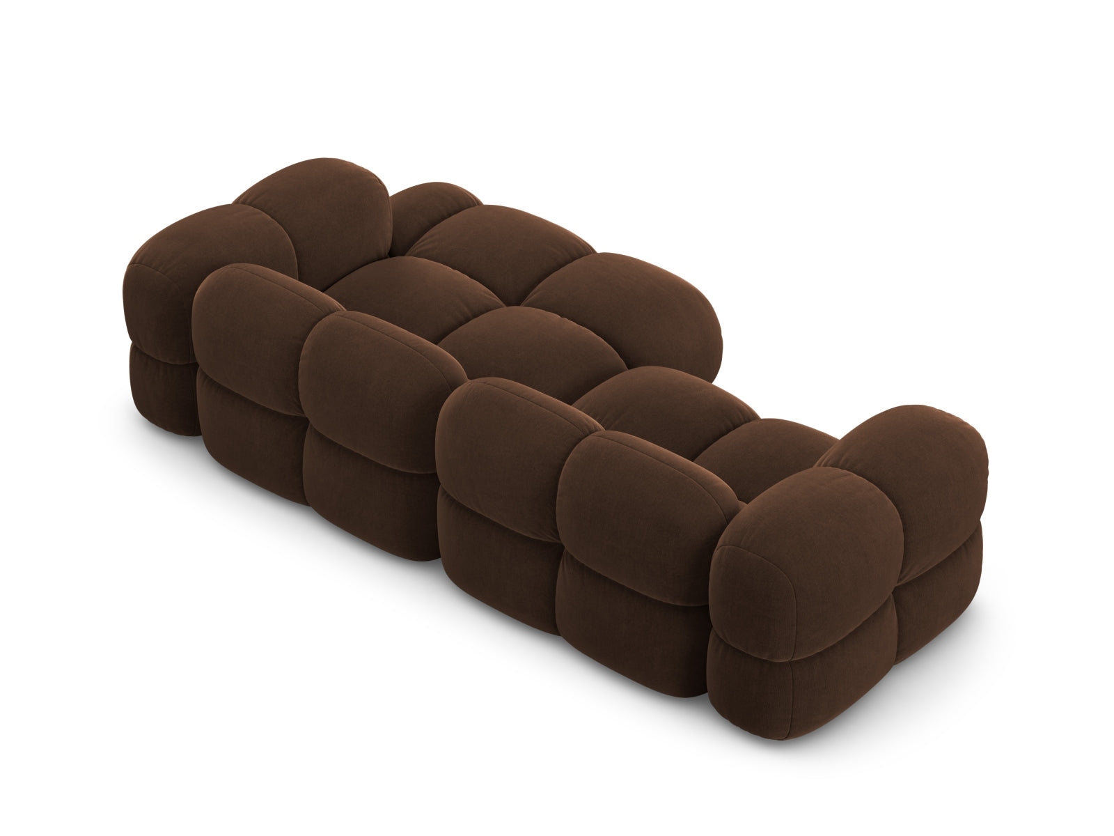 Erleben Sie das elegante Loretto Velour Ecksofa rechts (147 cm) von Cosmopolitan Design – der perfekte Mix aus Komfort und Stil für Ihr Zuhause.
