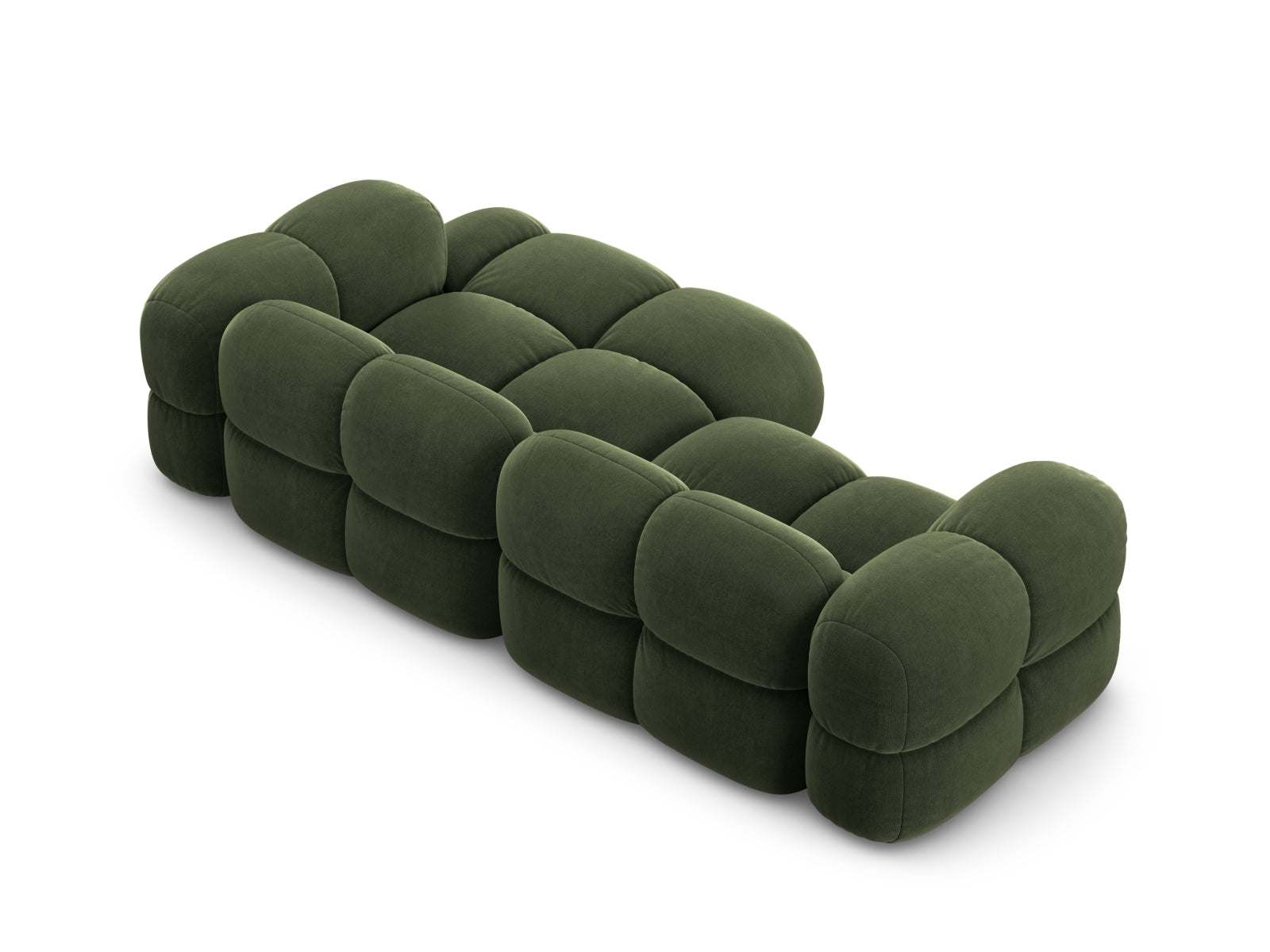 Erleben Sie das Loretto Velour Ecksofa rechts (147 cm) von Cosmopolitan Design – ein elegantes 3-Sitzer Sofa, das Komfort und Stil vereint.