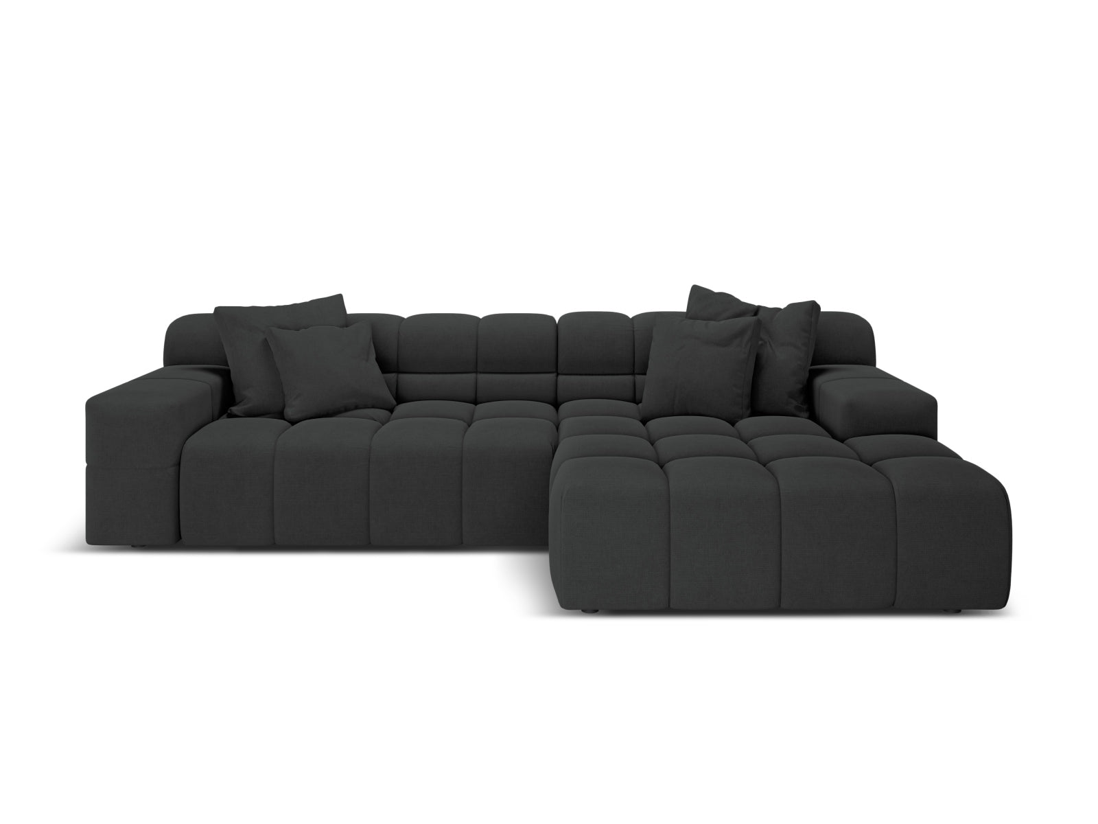 3-Sitzer Ecksofa rechts Hawaii in Anthracite-Moly präsentiert im Onlineshop von KAQTU Design AG. Ecksofa rechts ist von Cosmopolitan Design
