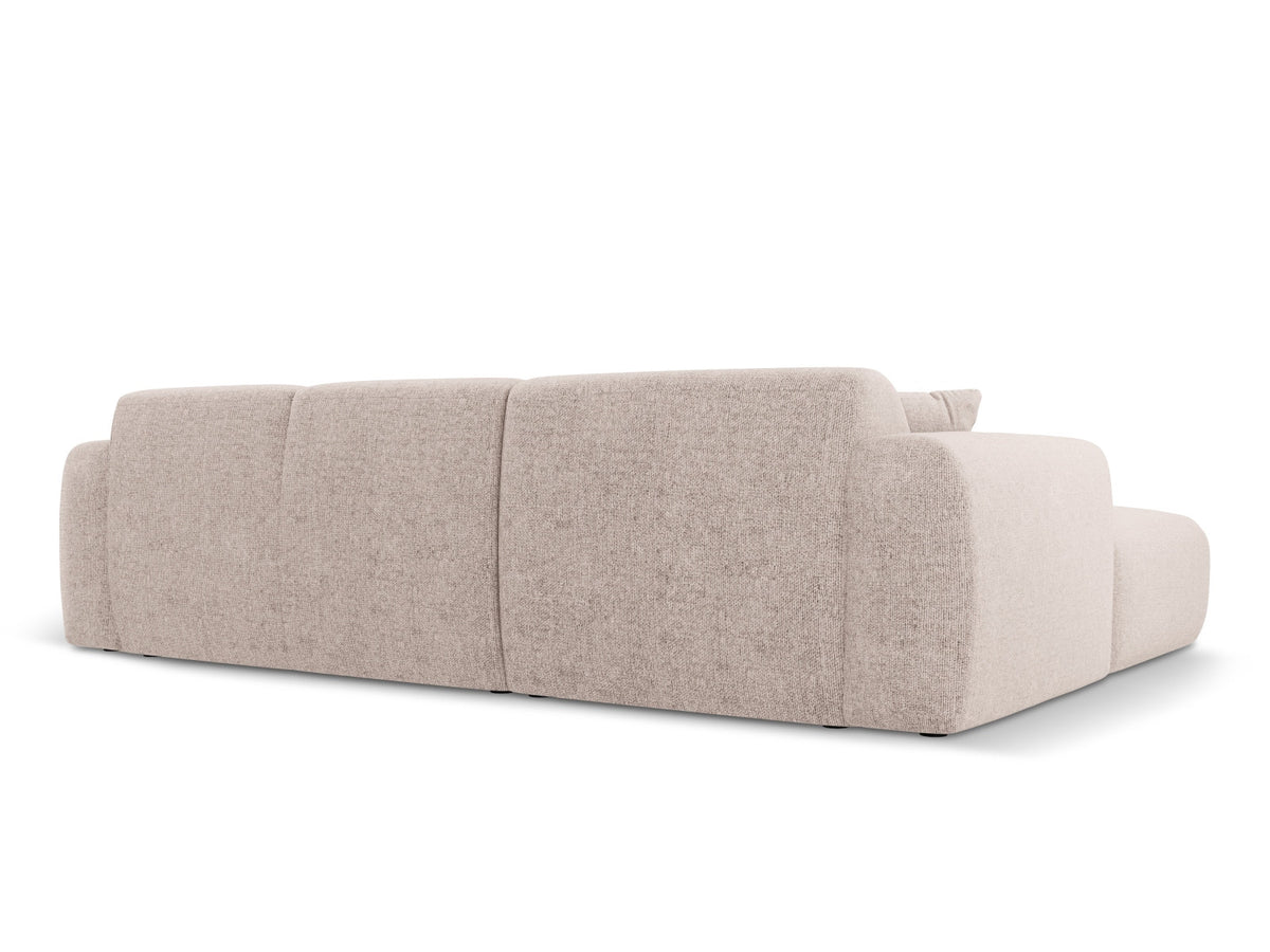 Nolio Ecksofa rechts 4 Sitzer 170cm in Beige-Haga präsentiert im Onlineshop von KAQTU Design AG. L-Sofa rechts ist von Cosmopolitan Design