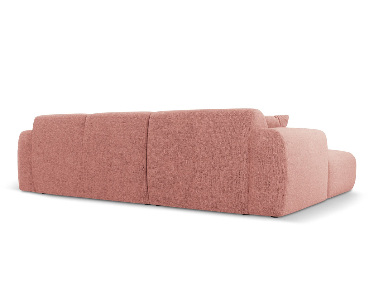 Nolio Ecksofa rechts 4 Sitzer 170cm in Pink-Haga präsentiert im Onlineshop von KAQTU Design AG. L-Sofa rechts ist von Cosmopolitan Design