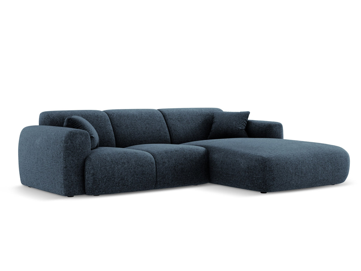 Nolio Ecksofa rechts 4 Sitzer 170cm in Royal Blue-Haga präsentiert im Onlineshop von KAQTU Design AG. L-Sofa rechts ist von Cosmopolitan Design