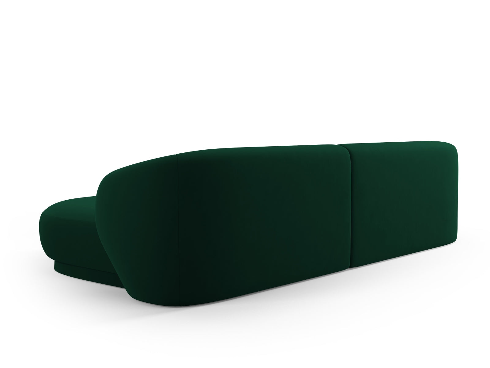 Entdecken Sie das elegante Camden Velour Ecksofa rechts von Cosmopolitan Design – ein 4-Sitzer, der zeitlosen Komfort und modernes Flair vereint.