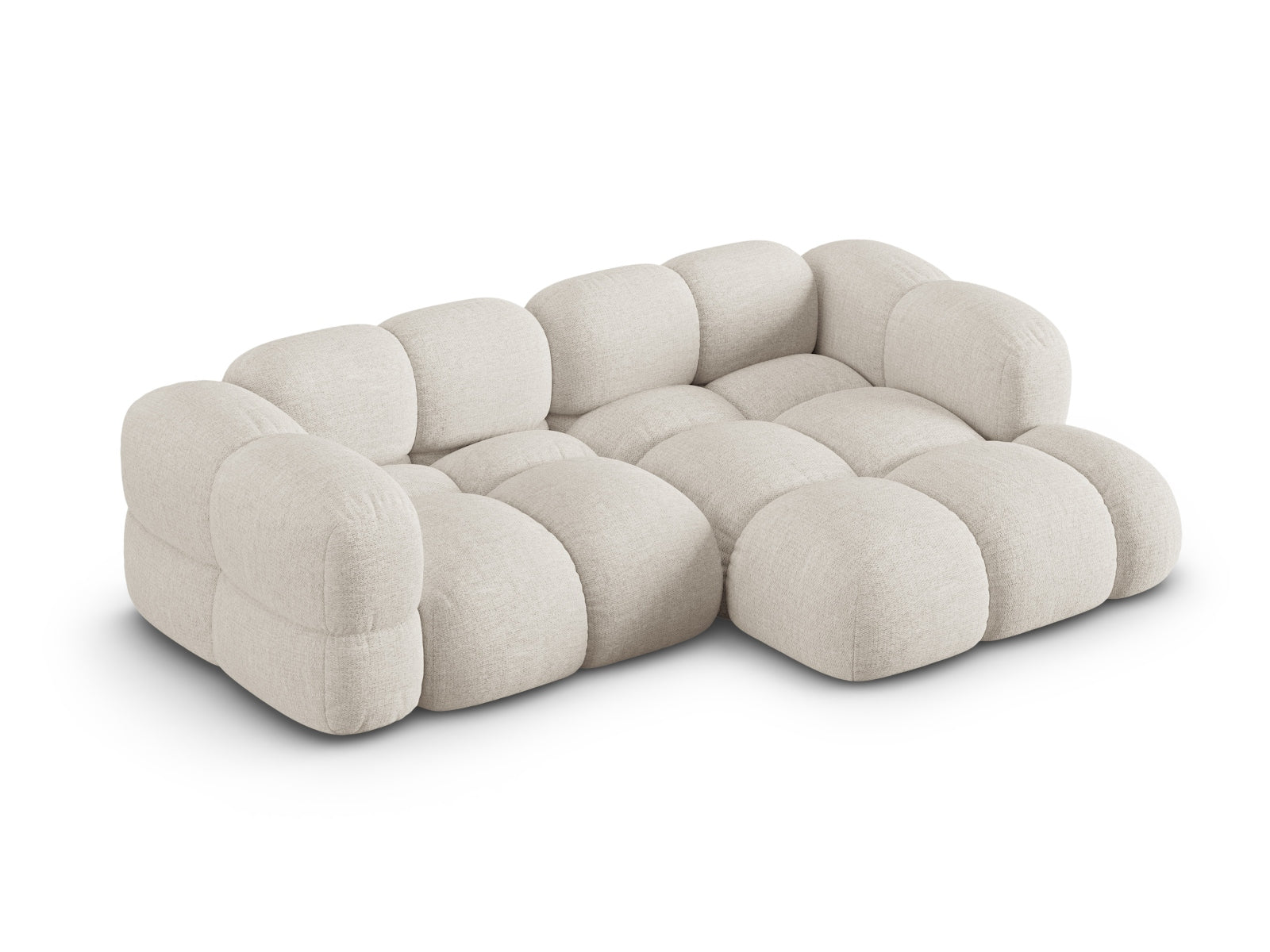 Erleben Sie das Loretto Ecksofa rechts 3 Sitzer von Cosmopolitan Design – ein stilvolles, komfortables Möbelstück für Ihr Zuhause.