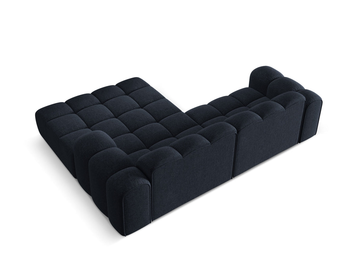 3-Sitzer Ecksofa rechts Treno in Navy Blue-Eden präsentiert im Onlineshop von KAQTU Design AG. Ecksofa rechts ist von Cosmopolitan Design
