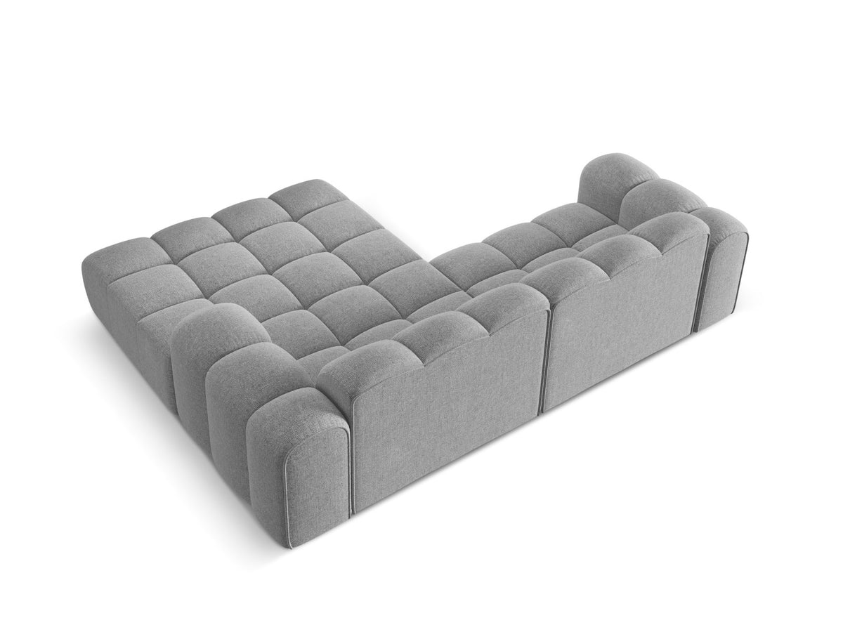 3-Sitzer Ecksofa rechts Treno in Light Grey-Eden präsentiert im Onlineshop von KAQTU Design AG. Ecksofa rechts ist von Cosmopolitan Design
