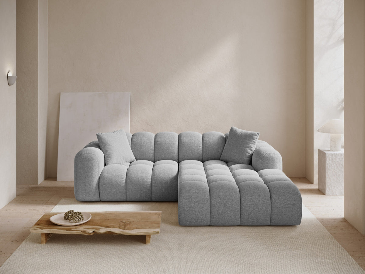 3-Sitzer Ecksofa rechts Treno in Light Grey-Eden präsentiert im Onlineshop von KAQTU Design AG. Ecksofa rechts ist von Cosmopolitan Design