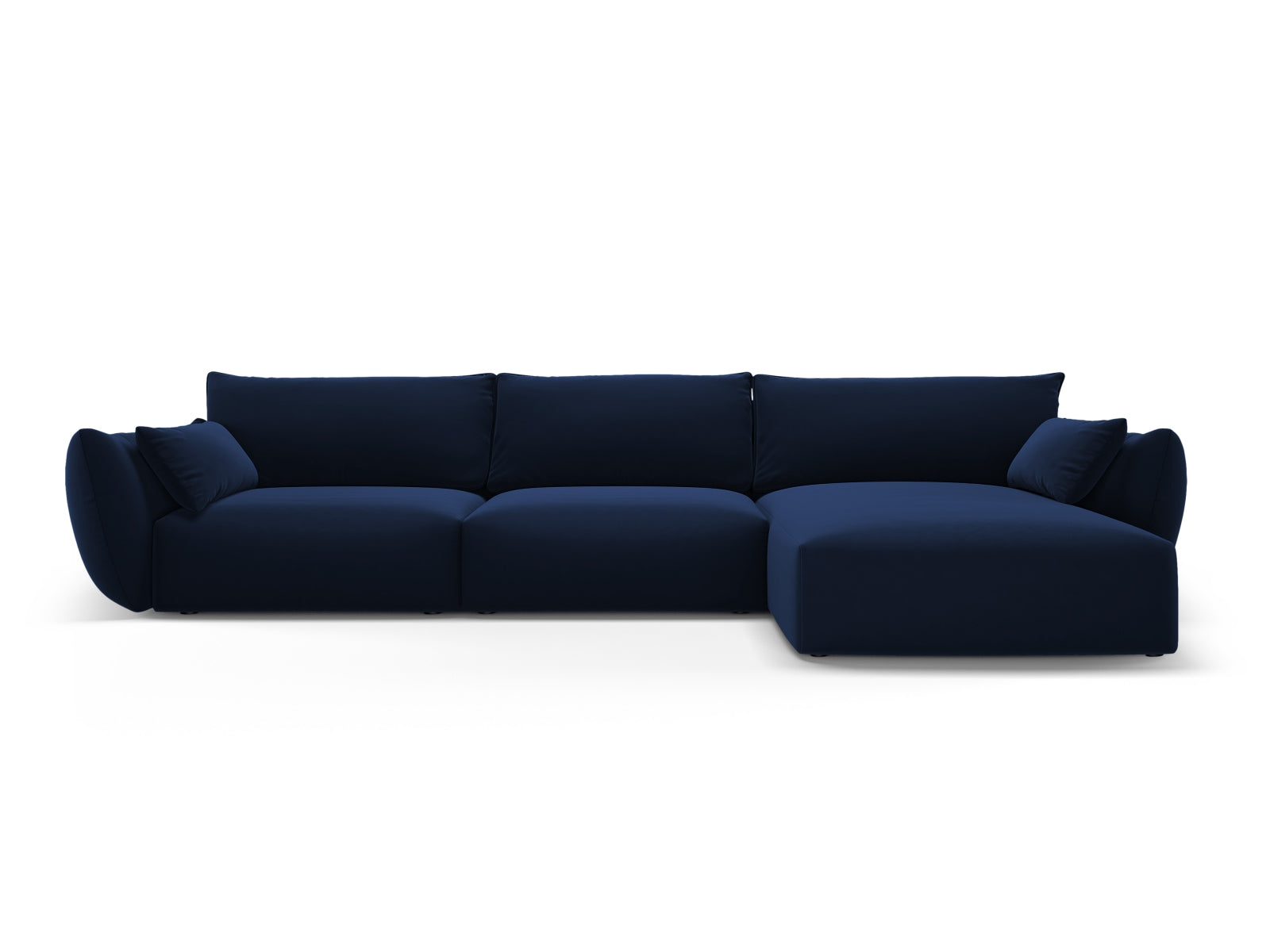 4-Sitzer Ecksofa rechts Matera in Royal Blue-Salvador präsentiert im Onlineshop von KAQTU Design AG. Ecksofa rechts ist von Cosmopolitan Design
