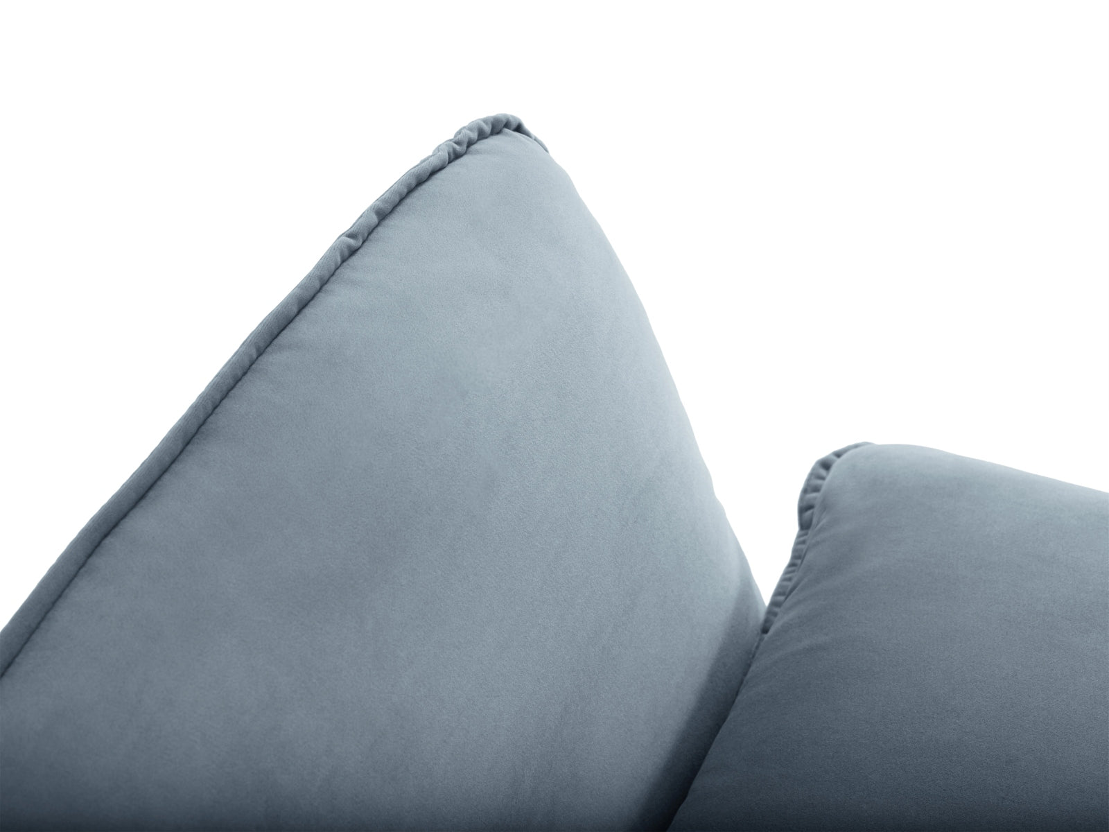 Elegantes Vienna Velour Ecksofa rechts 5 Sitzer 170cm von Cosmopolitan Design. Hochwertiges Velour, optimaler Komfort und zahlreiche Farben für Ihr Zuhause.