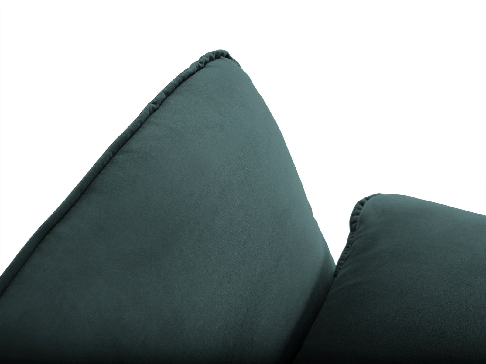 Elegantes Vienna Velour Ecksofa rechts 5 Sitzer 170cm von Cosmopolitan Design. Hochwertiges Velour, optimaler Komfort und zahlreiche Farben für Ihr Zuhause.
