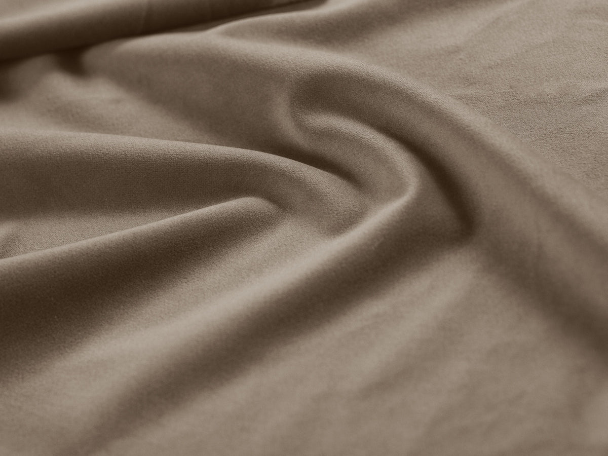 3-Sitzer Ecksofa rechts Treno in Cappuccino-Bluvel präsentiert im Onlineshop von KAQTU Design AG. Ecksofa rechts ist von Cosmopolitan Design