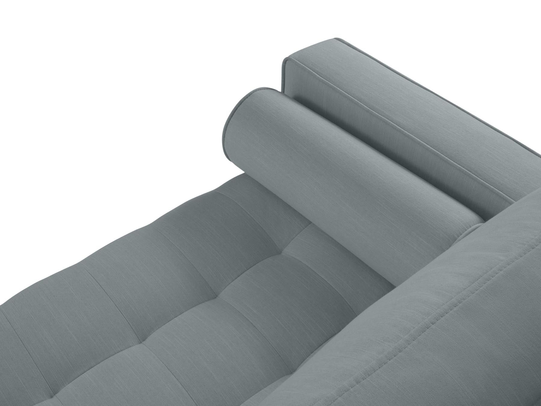 4-Sitzer Ecksofa rechts Aspen in Blue-Melva präsentiert im Onlineshop von KAQTU Design AG. Ecksofa rechts ist von Cosmopolitan Design