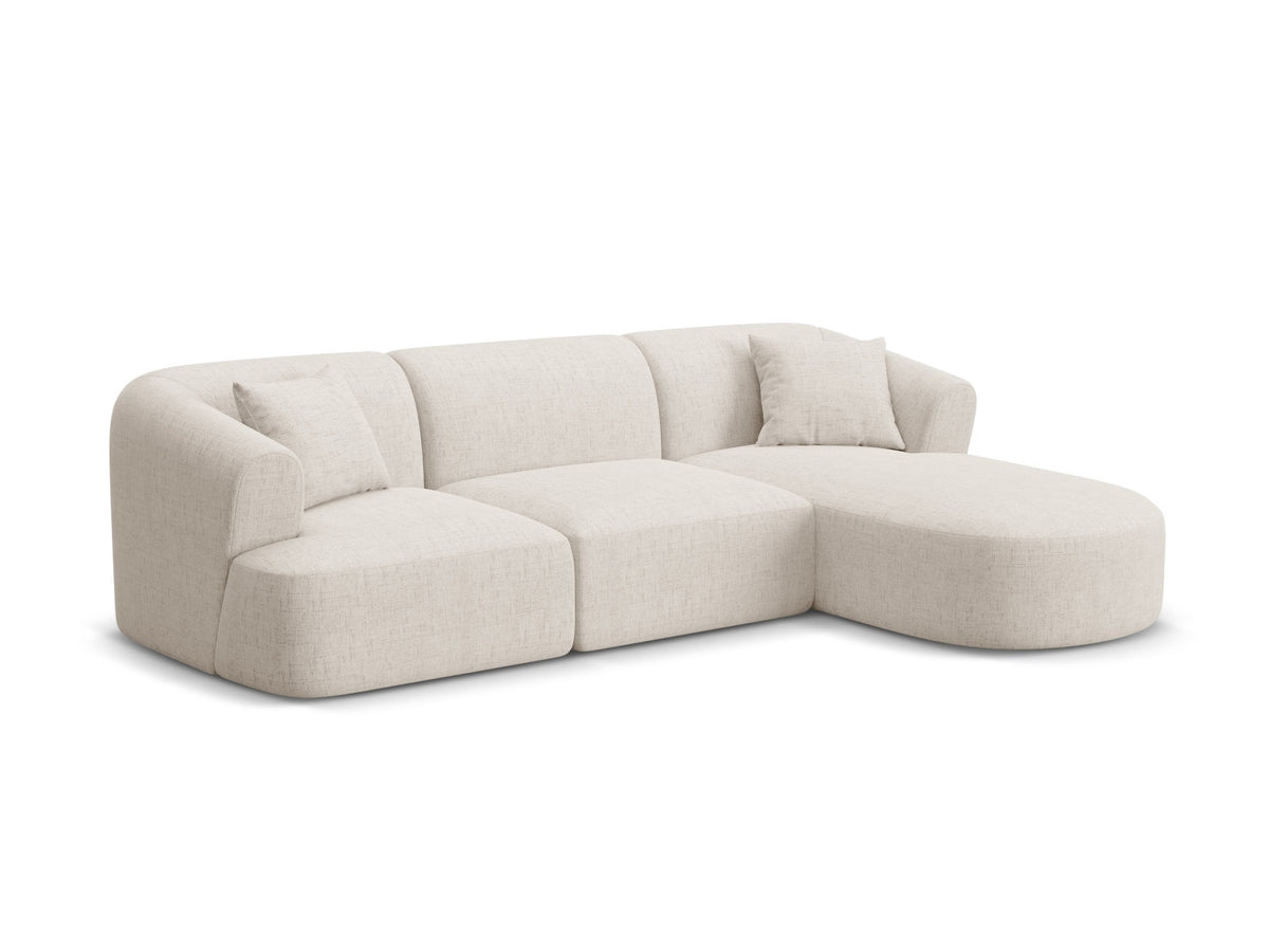 4-Sitzer Ecksofa rechts Campi in Light Beige-Moly präsentiert im Onlineshop von KAQTU Design AG. Ecksofa rechts ist von Cosmopolitan Design