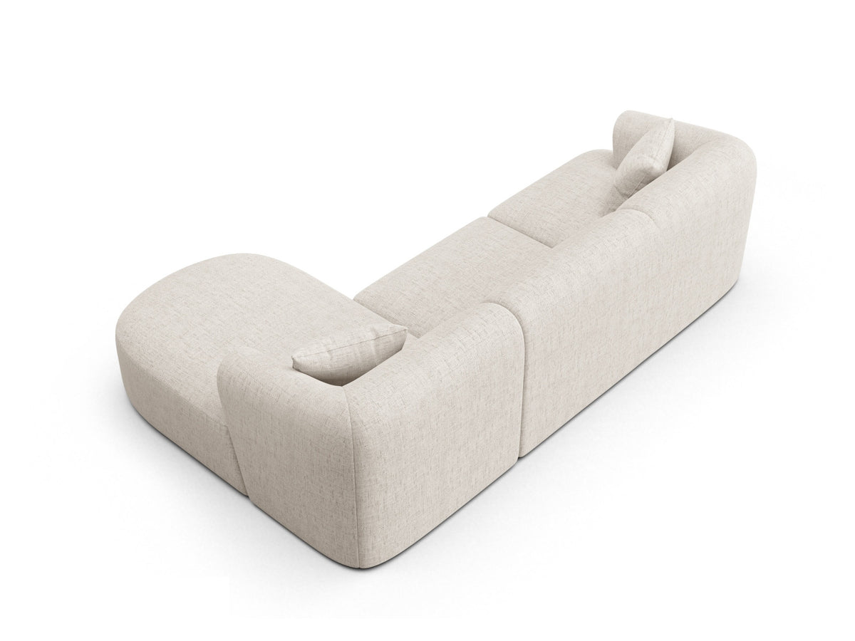 4-Sitzer Ecksofa rechts Campi in Light Beige-Moly präsentiert im Onlineshop von KAQTU Design AG. Ecksofa rechts ist von Cosmopolitan Design
