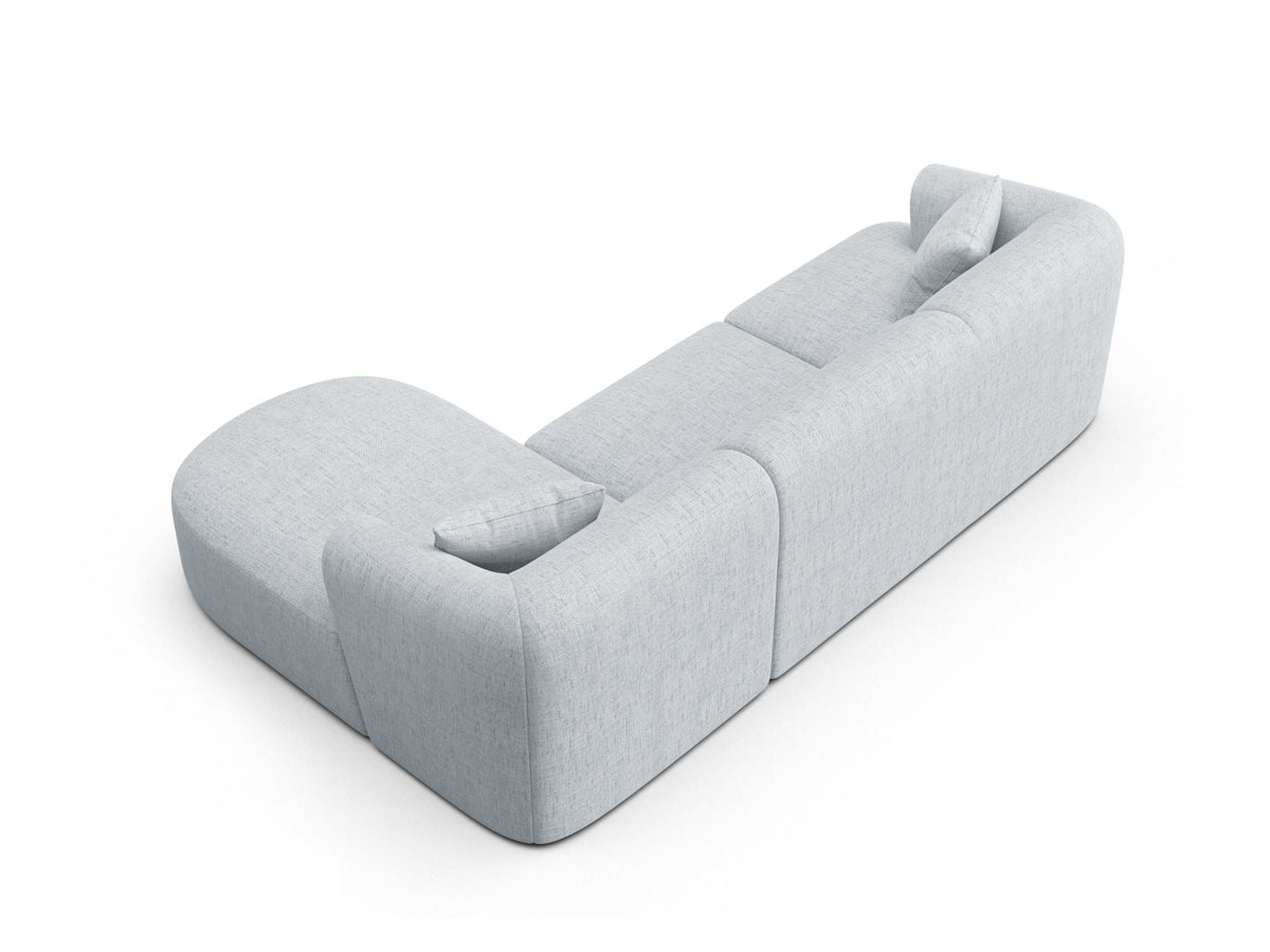 4-Sitzer Ecksofa rechts Campi in Light Grey-Moly präsentiert im Onlineshop von KAQTU Design AG. Ecksofa rechts ist von Cosmopolitan Design