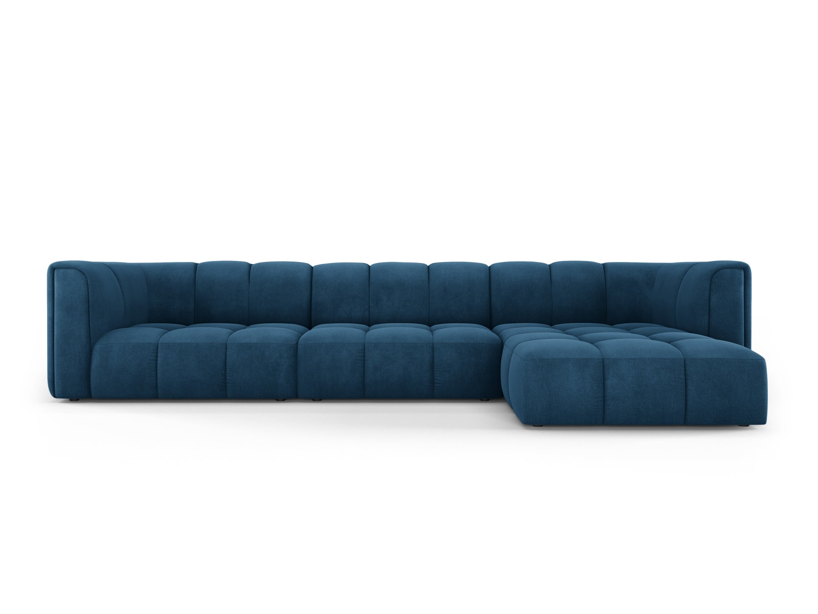5-Sitzer Ecksofa rechts Moritz in Royal Blue-Rebel präsentiert im Onlineshop von KAQTU Design AG. Ecksofa rechts ist von Cosmopolitan Design