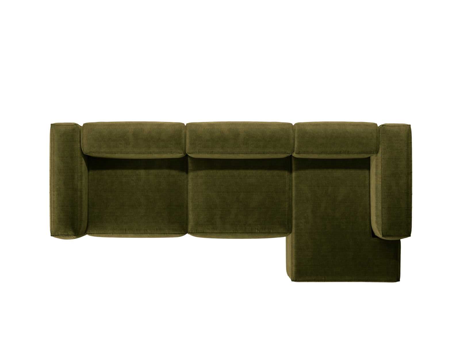 Entdecken Sie das elegante Bergamo Modular Ecksofa rechts 4 Sitzer von Cosmopolitan Design – perfekt für Ihr modernes Wohnzimmer und gemütliche Abende!