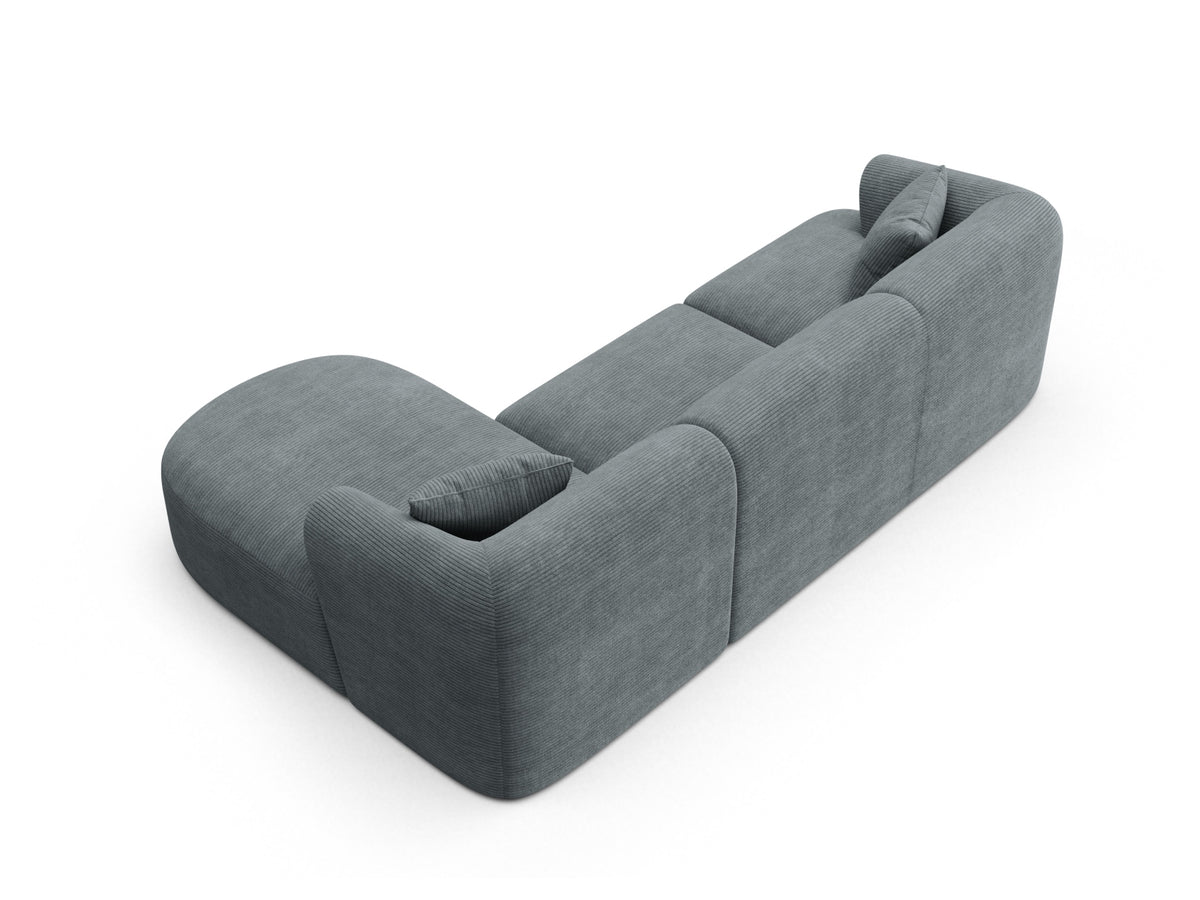 4-Sitzer Ecksofa rechts Campi in Dark Grey-Lincoln D präsentiert im Onlineshop von KAQTU Design AG. Ecksofa rechts ist von Cosmopolitan Design