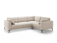 Lazio velvet sofa right 4-seater 194cm