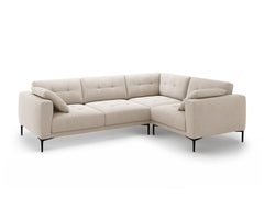 Lazio velvet sofa right 4-seater 194cm
