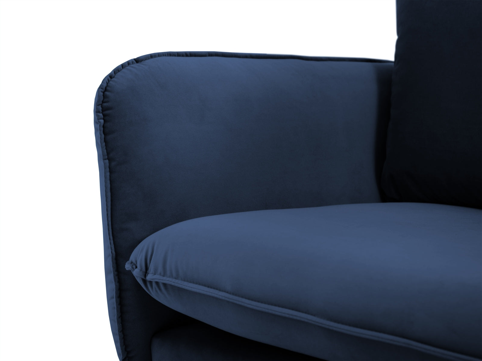 Entdecken Sie das elegante Vienna Velour Ecksofa rechts für 6 Personen. Stilvolles Design, weicher Velourstoff und idealer Sitzkomfort für gesellige Abende!