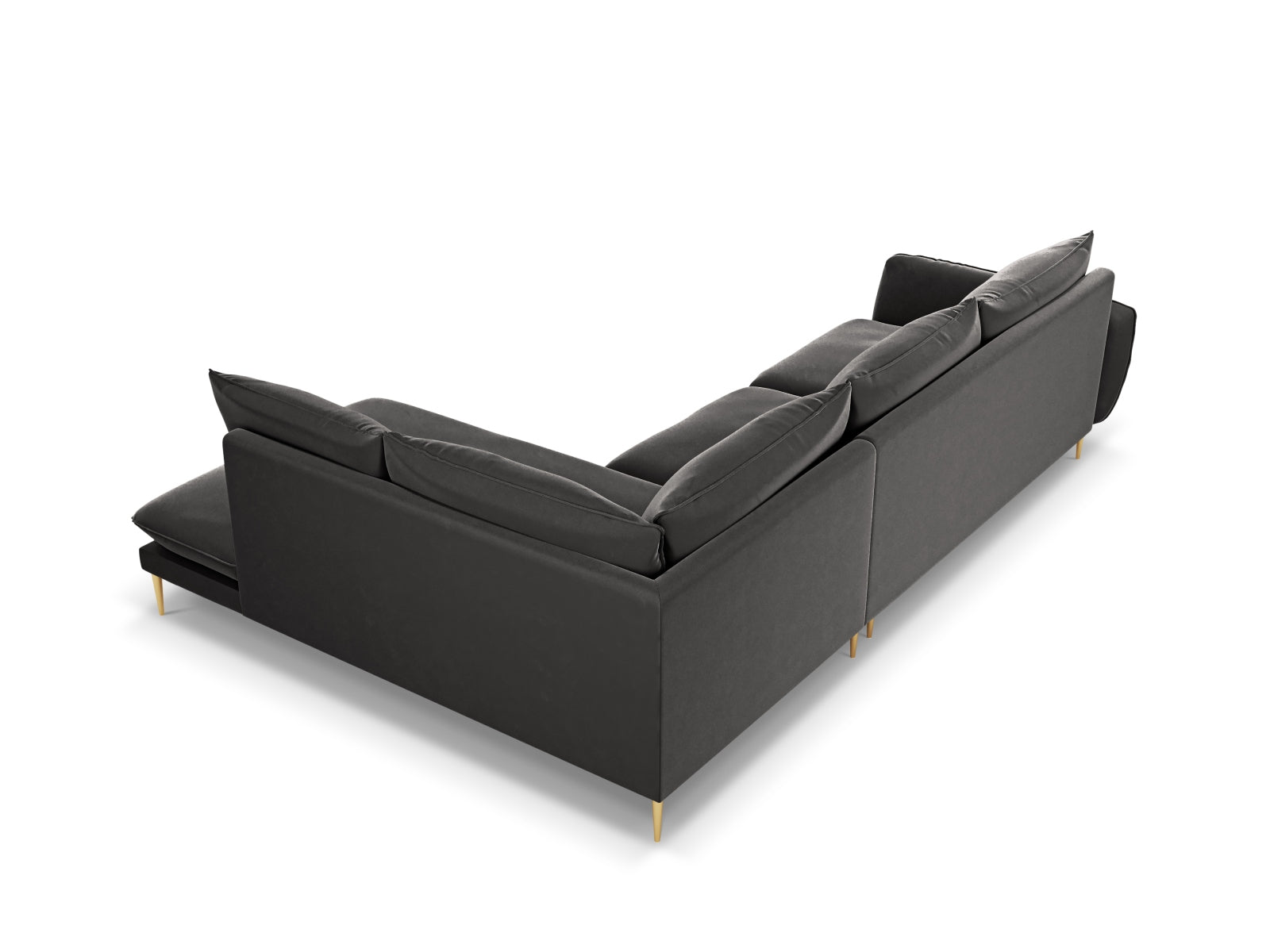 Entdecken Sie das elegante Vienna Velour Ecksofa für 6 Personen. Mit stilvollem Design und komfortablem Velourstoff wird Ihr Wohnzimmer zum Wohlfühlort.