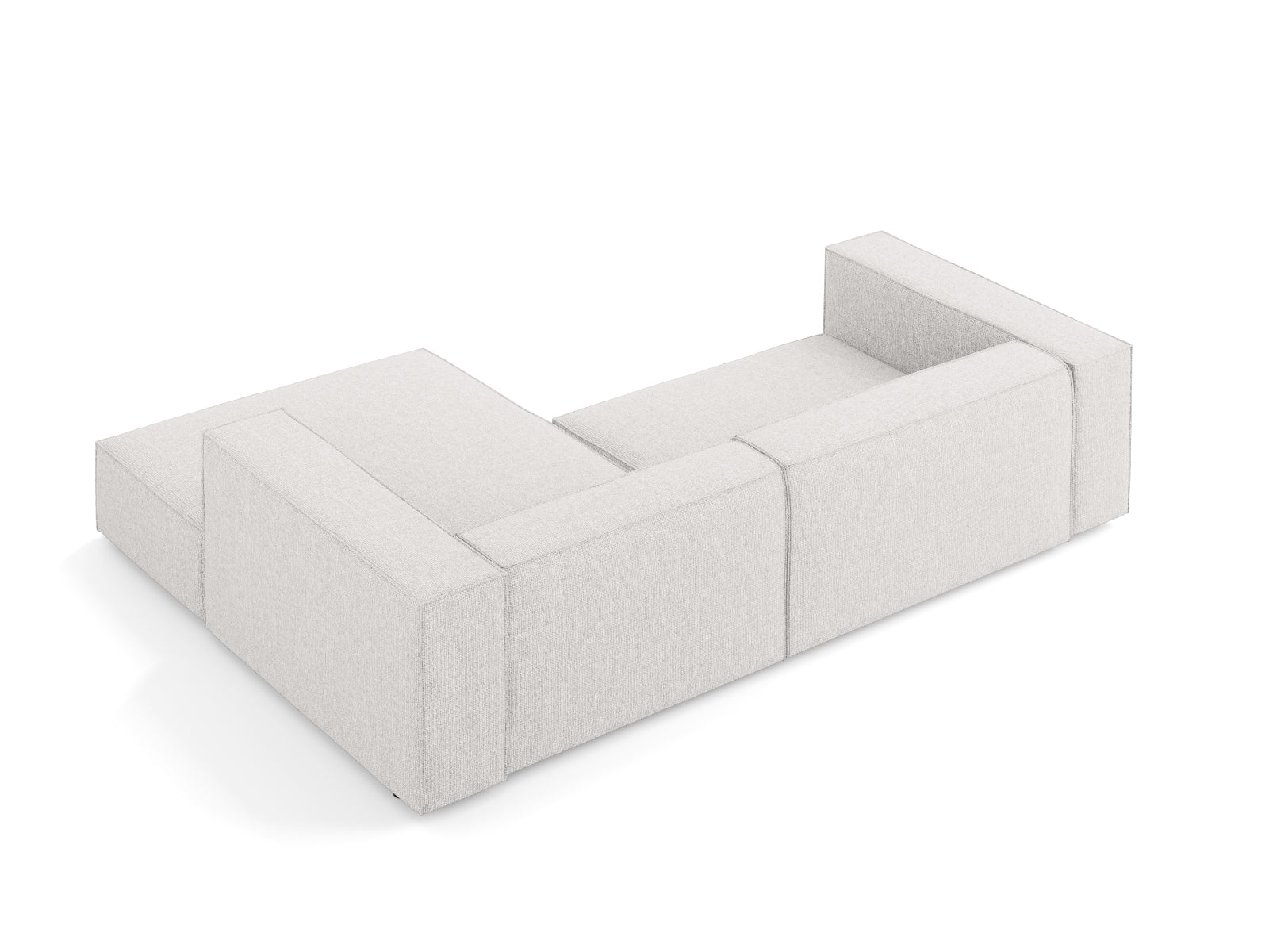 Arendal Ecksofa rechts 3 Sitzer in Light Grey präsentiert im Onlineshop von KAQTU Design AG. Ecksofa rechts ist von Cosmopolitan Design
