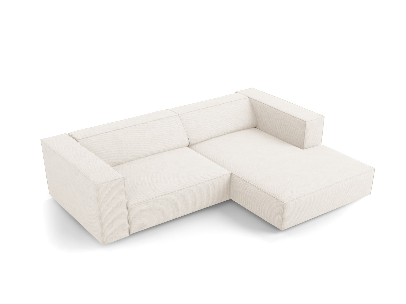 Arendal Ecksofa rechts 3 Sitzer in Ivory präsentiert im Onlineshop von KAQTU Design AG. Ecksofa rechts ist von Cosmopolitan Design