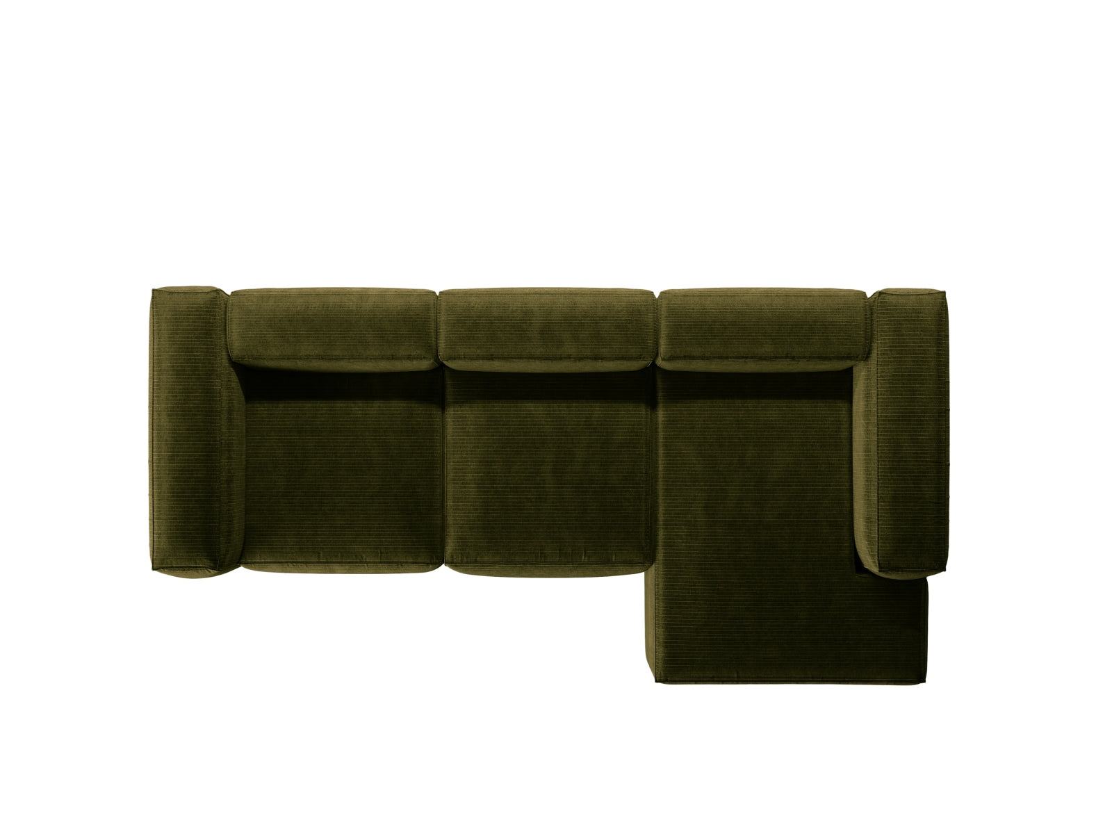 Entdecken Sie das Bergamo Modular Ecksofa rechts von Cosmopolitan Design – ein elegantes 3-Sitzer Sofa, das modernen Stil und höchsten Komfort bietet.