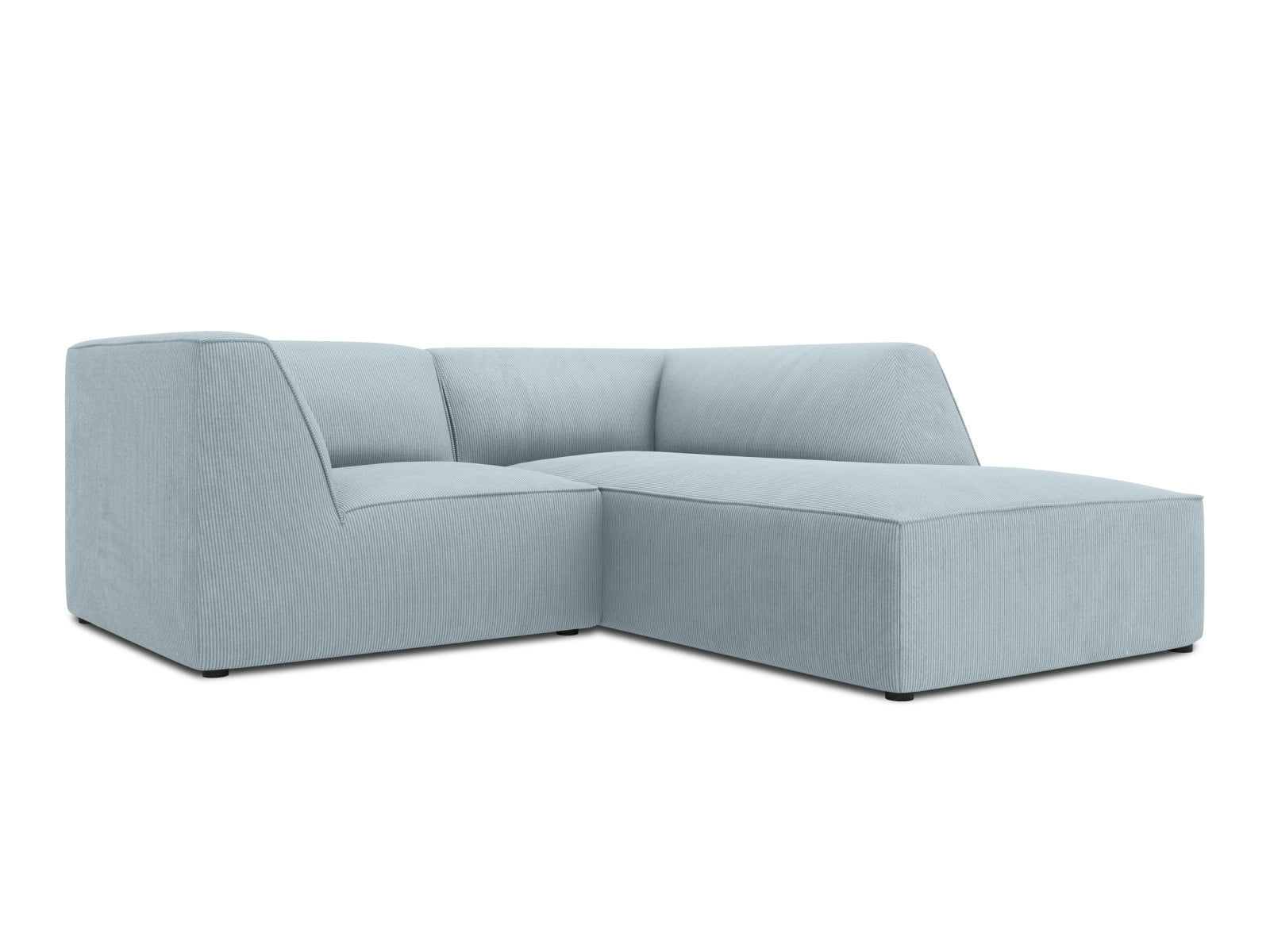 Oslo Modular Ecksofa rechts 3 Sitzer in Light Blue präsentiert im Onlineshop von KAQTU Design AG. Ecksofa rechts ist von Cosmopolitan Design