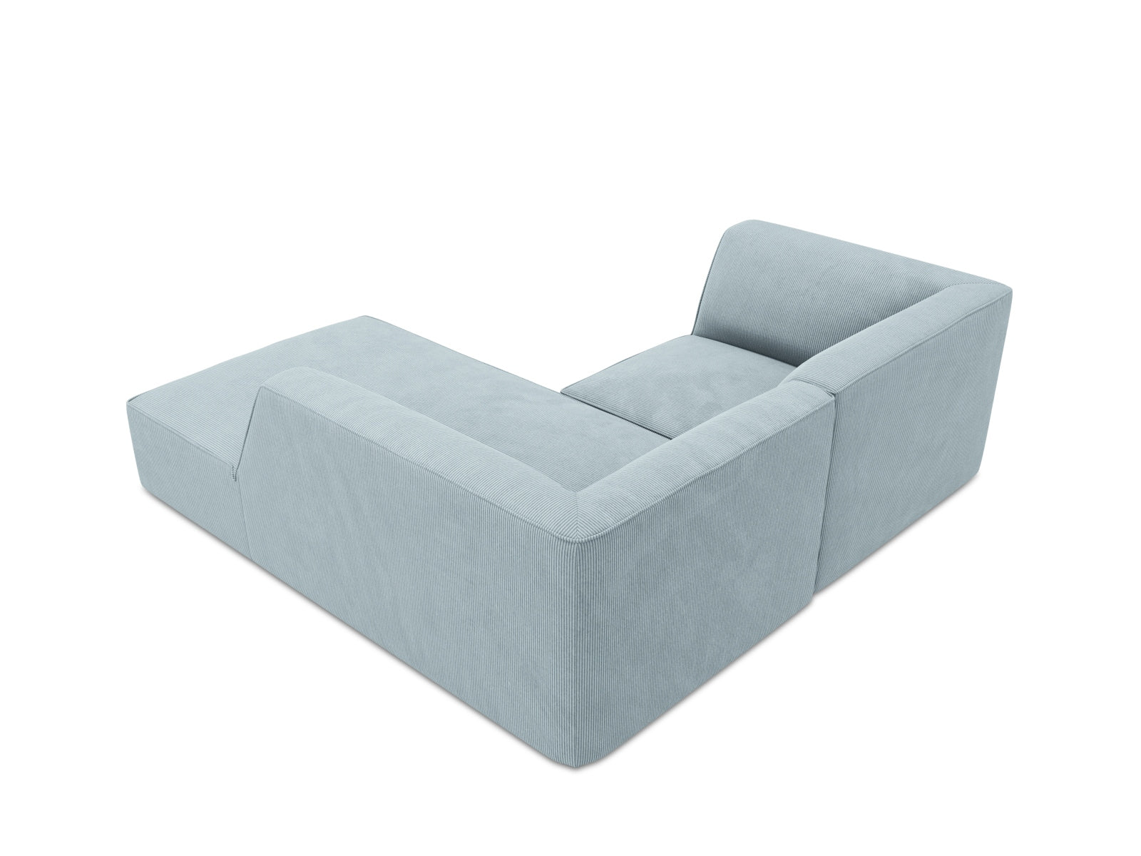 Oslo Modular Ecksofa rechts 3 Sitzer in Light Blue präsentiert im Onlineshop von KAQTU Design AG. Ecksofa rechts ist von Cosmopolitan Design