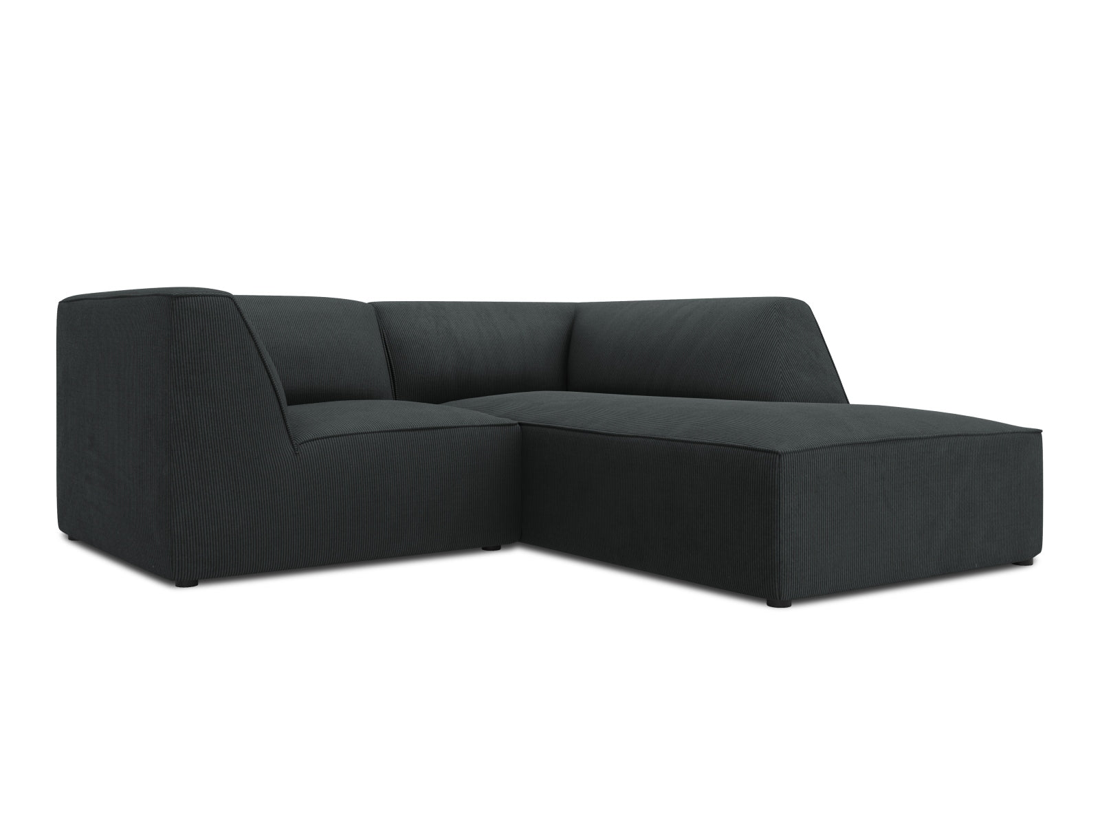 Oslo Modular Ecksofa rechts 3 Sitzer in Black präsentiert im Onlineshop von KAQTU Design AG. Ecksofa rechts ist von Cosmopolitan Design