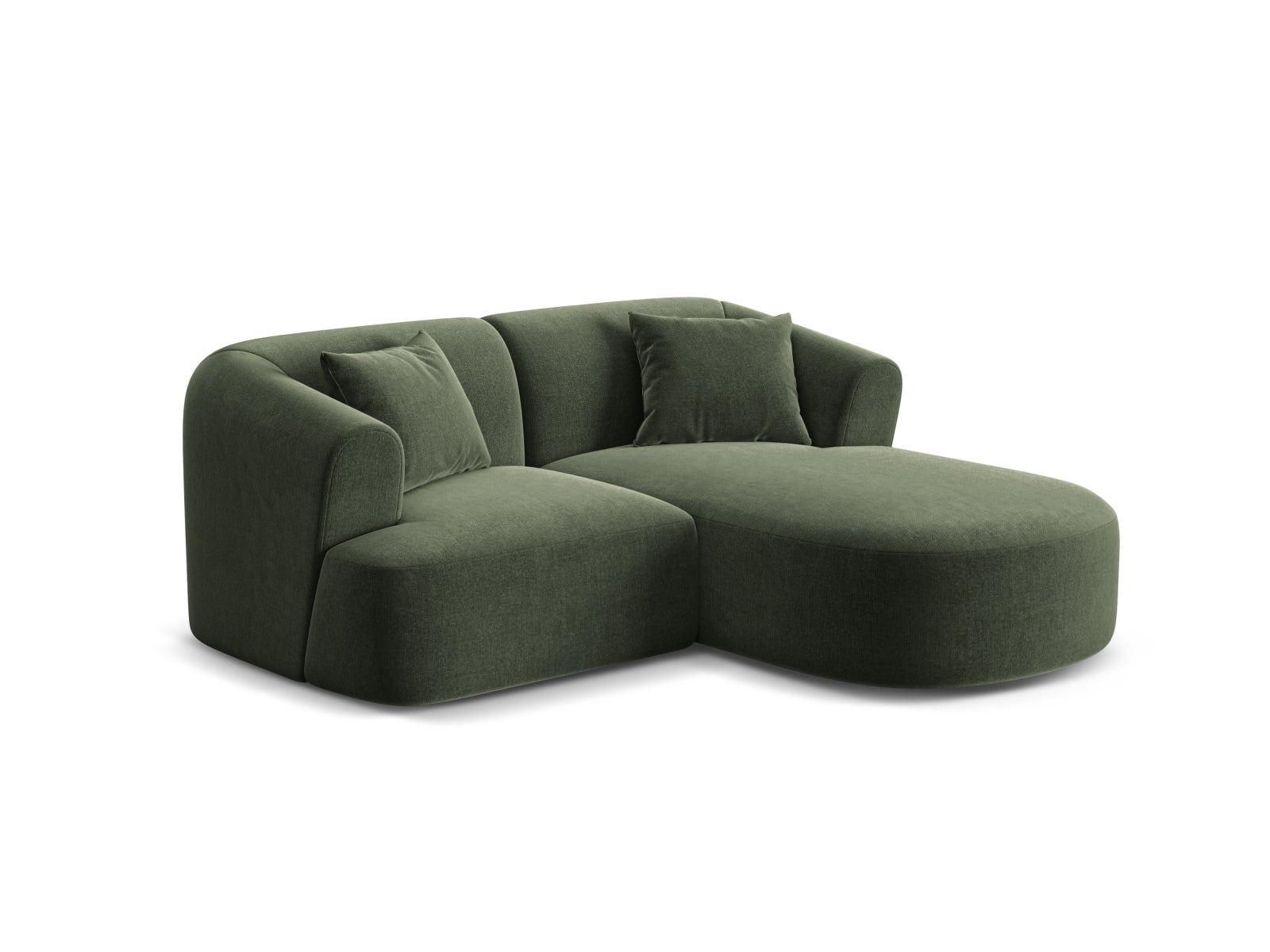 Erleben Sie das elegante Campi Velour Modular Ecksofa rechts 3 Sitzer von Cosmopolitan Design – ideal für Ihr modernes Zuhause, flexibel und komfortabel.