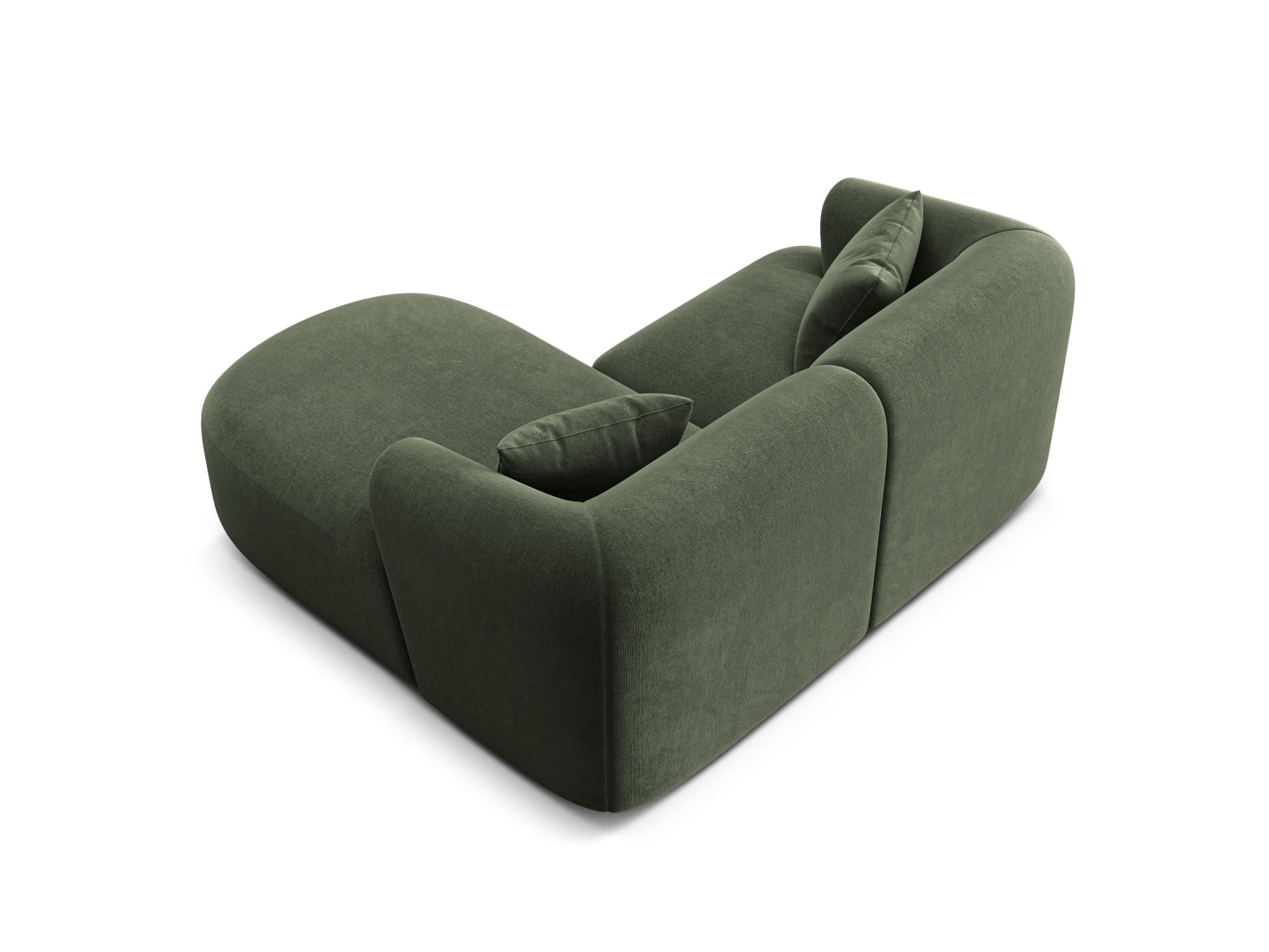 Erleben Sie das elegante Campi Velour Modular Ecksofa rechts 3 Sitzer von Cosmopolitan Design – ideal für Ihr modernes Zuhause, flexibel und komfortabel.