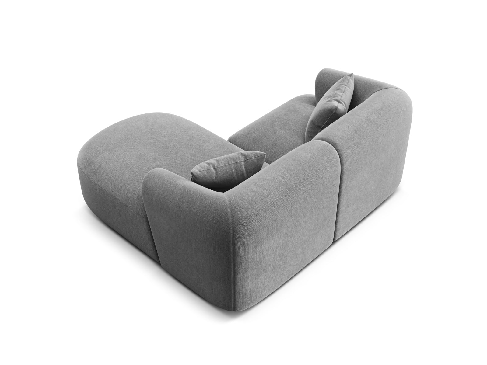 Erleben Sie das elegante Campi Velour Modular Ecksofa rechts 3 Sitzer von Cosmopolitan Design – ideal für Ihr modernes Zuhause, flexibel und komfortabel.