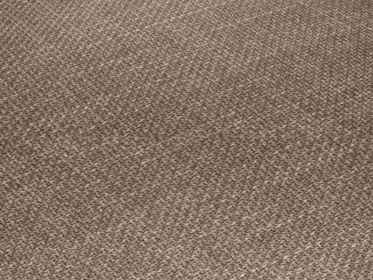 Modulares Ecksofa Siena rechts, 3-Sitzer in Light Beige-Scala Cordstoff, Massivholzrahmen, schwarze Kunststoffbeine, Sitzhöhe 40 cm.