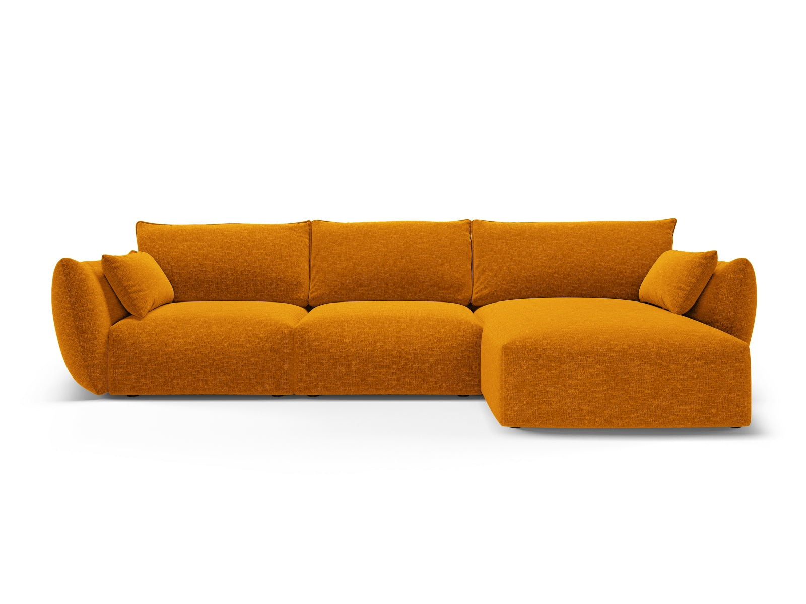 5-Sitzer Ecksofa rechts Matera in Yellow-Haga präsentiert im Onlineshop von KAQTU Design AG. Ecksofa rechts ist von Cosmopolitan Design