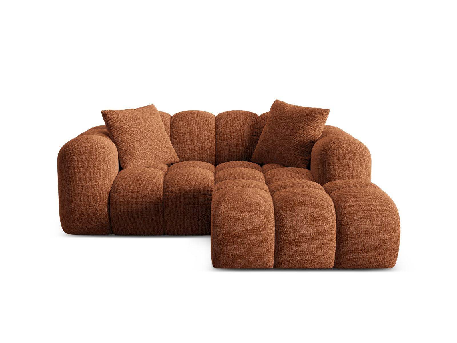 2-Sitzer Ecksofa rechts Treno in Brick-Eden präsentiert im Onlineshop von KAQTU Design AG. Ecksofa rechts ist von Cosmopolitan Design