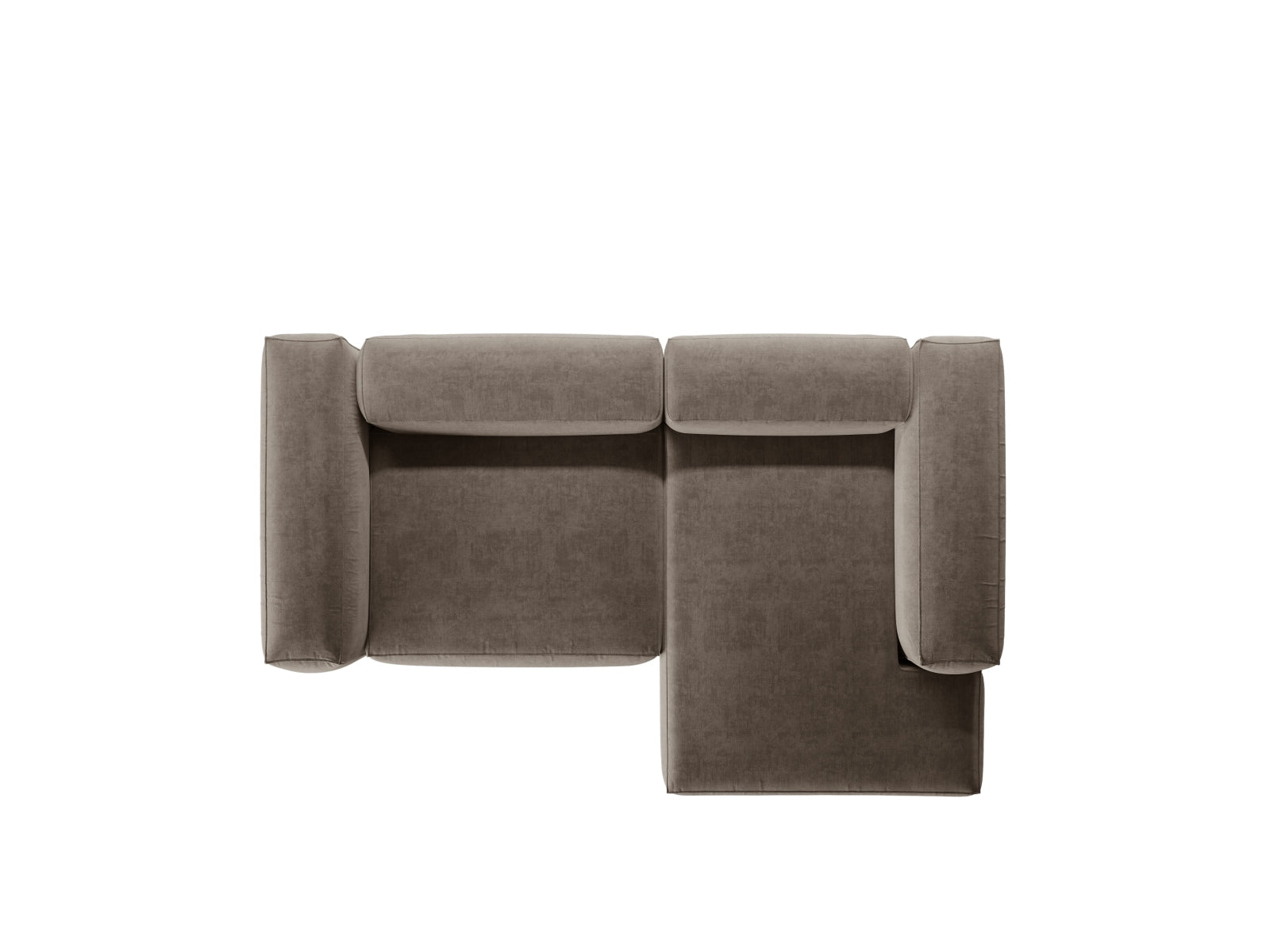 Entdecken Sie das Bergamo Modular Ecksofa rechts von Cosmopolitan Design – ein stilvolles 2-Sitzer Sofa, das Komfort und modernes Design perfekt kombiniert.