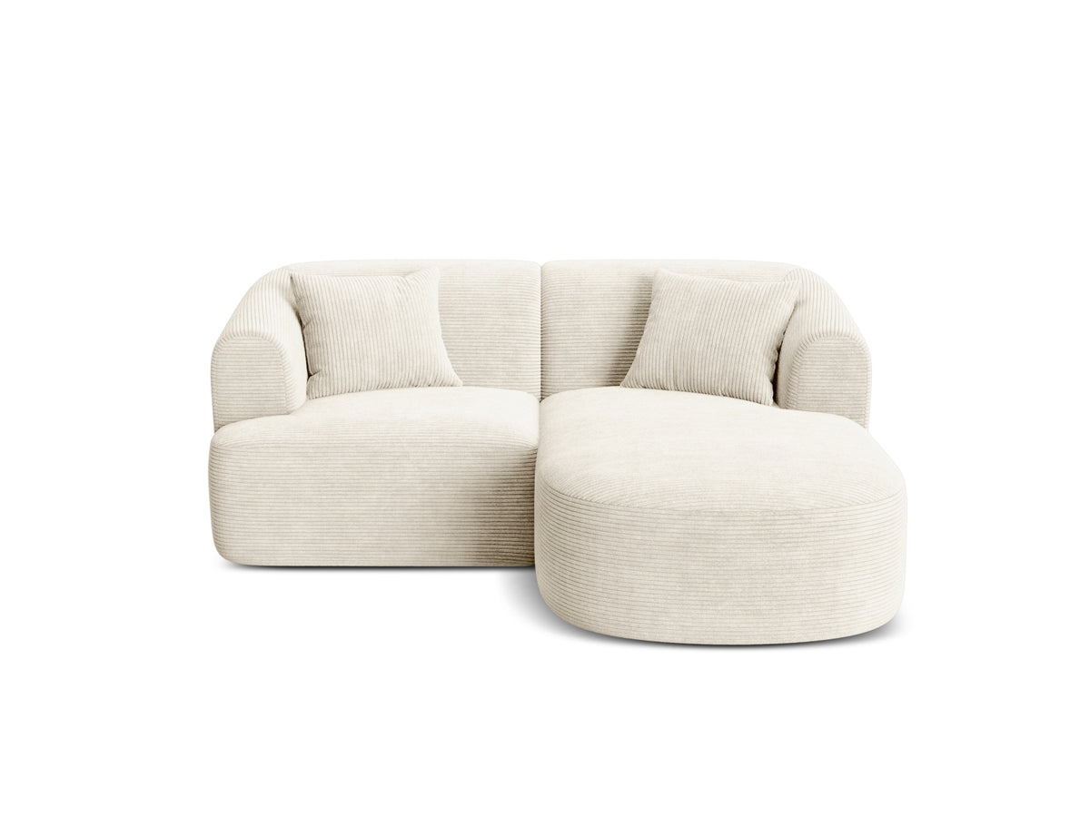 3-Sitzer Ecksofa rechts Campi in Ivory-Lincoln D präsentiert im Onlineshop von KAQTU Design AG. Ecksofa rechts ist von Cosmopolitan Design
