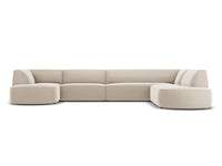 Siena Panorama-Ecksofa rechts 7 Sitzplätze 273cm (RUR)