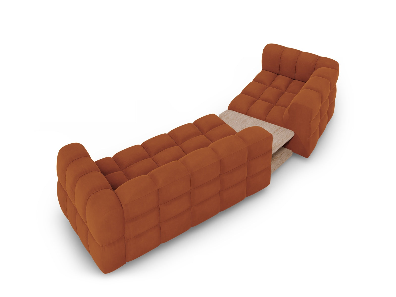 Entdecken Sie das Sky Velour Sofa links 3-Sitzer 148cm von Cosmopolitan Design – stilvoll, modular und komfortabel für Ihr Zuhause!