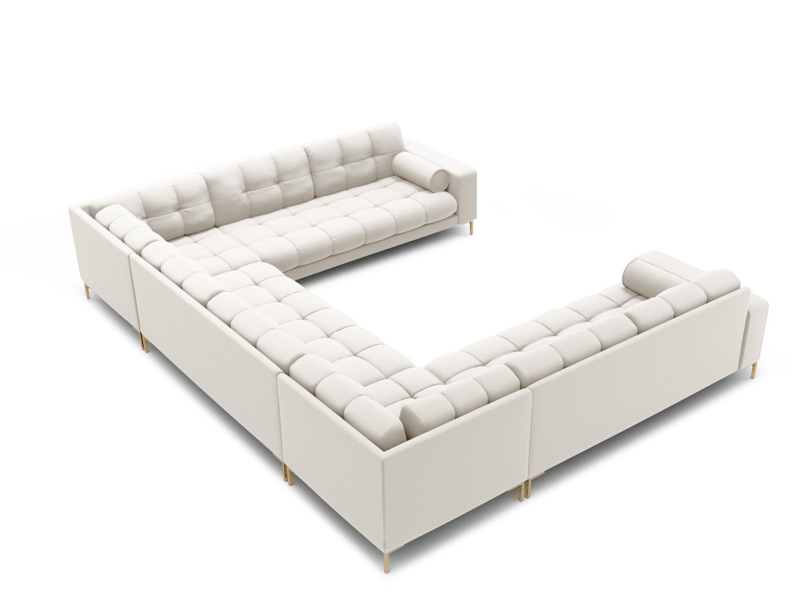 9-Sitzer Panoramic Sofa Bali in Light Beige-Neve präsentiert im Onlineshop von KAQTU Design AG. Ecksofa ist von Cosmopolitan Design