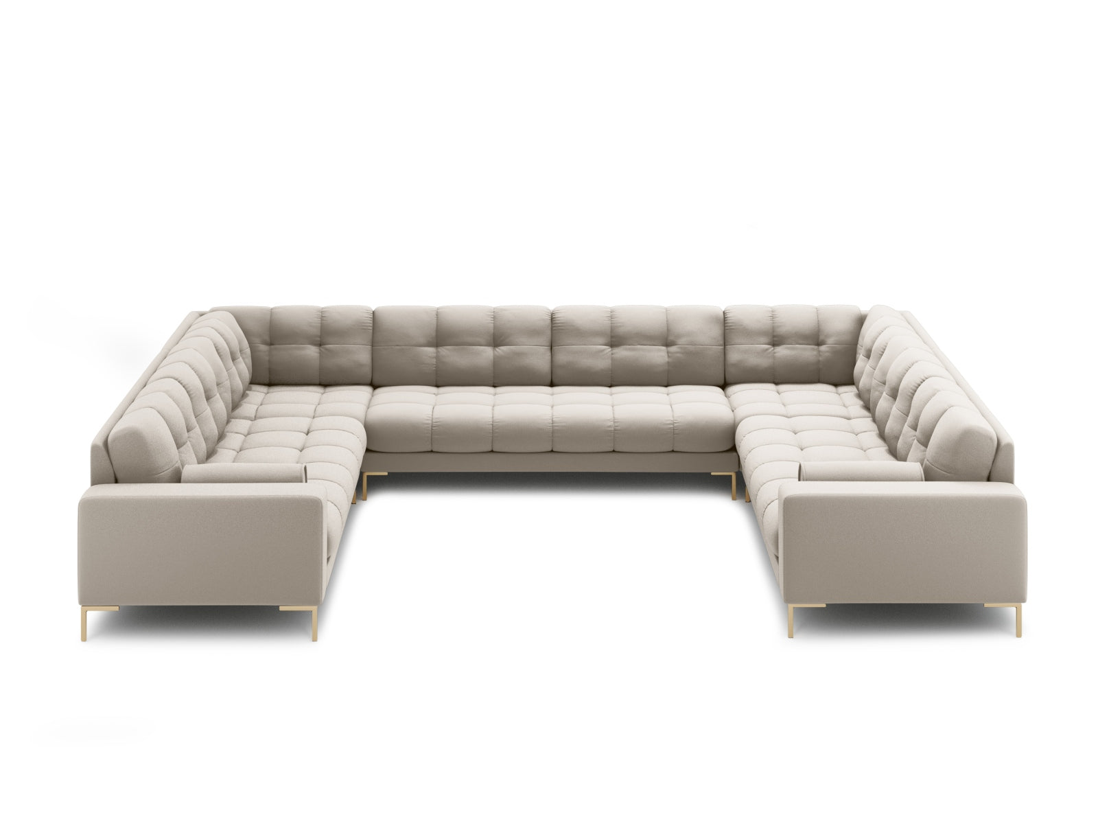9-Sitzer Panoramic Sofa Bali in Beige-Neve präsentiert im Onlineshop von KAQTU Design AG. Ecksofa ist von Cosmopolitan Design