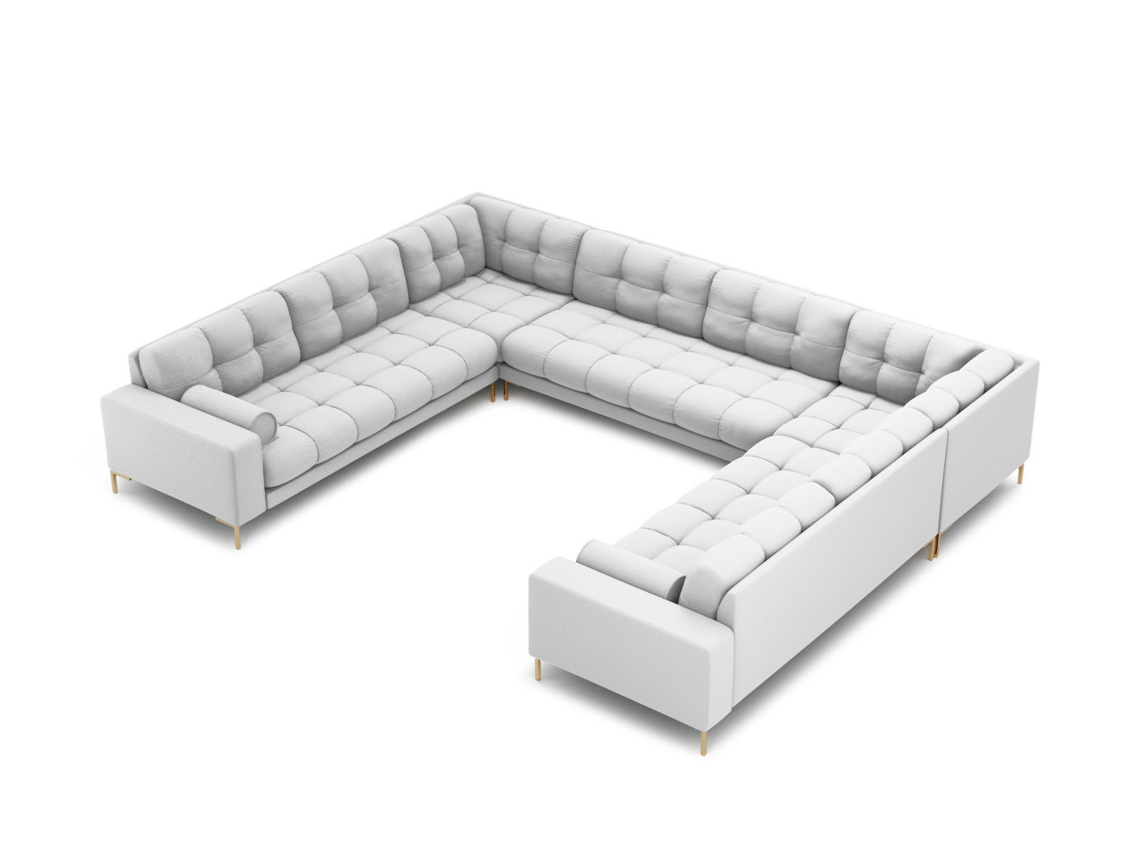 9-Sitzer Panoramic Sofa Bali in Light Grey-Neve präsentiert im Onlineshop von KAQTU Design AG. Ecksofa ist von Cosmopolitan Design