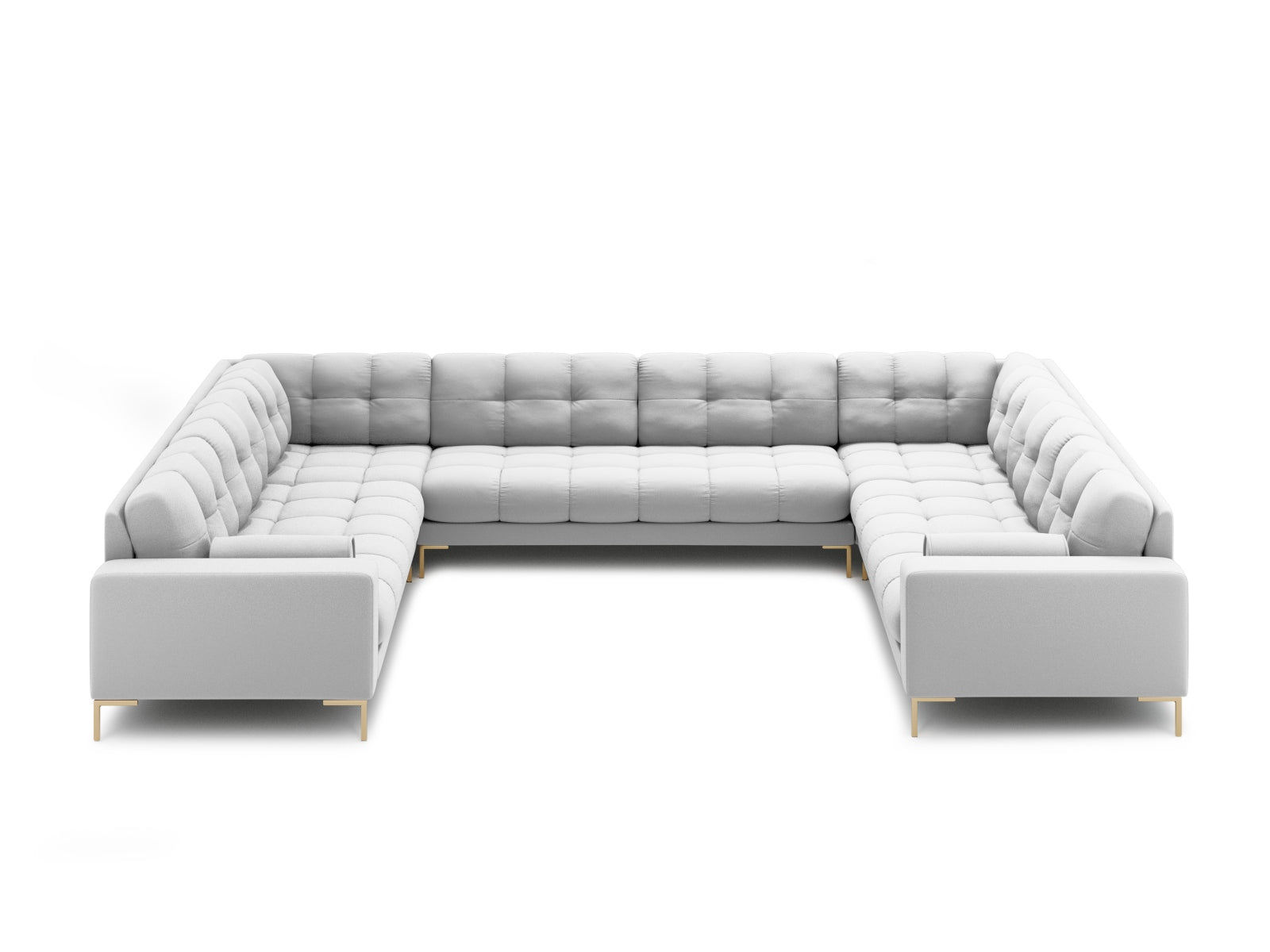 9-Sitzer Panoramic Sofa Bali in Light Grey-Neve präsentiert im Onlineshop von KAQTU Design AG. Ecksofa ist von Cosmopolitan Design